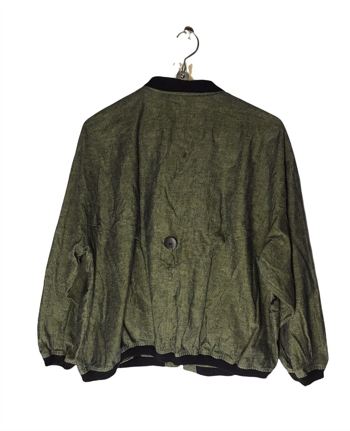 Japanese Brand Bashe crop zipper jacket Size US L / EU 52-54 / 3 - 2 Thumbnail