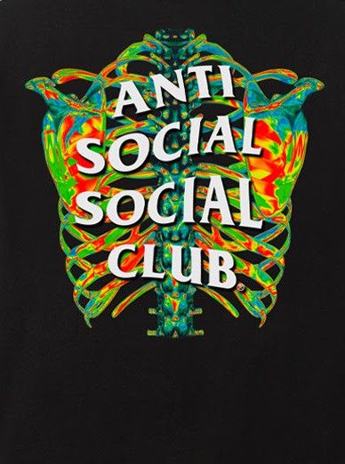 Anti Social Social Club × Members Only DS Weekly Exclusive ASSC Blow to the Chest Black Tee Bape Size US XXL / EU 58 / 5 - 3 Thumbnail