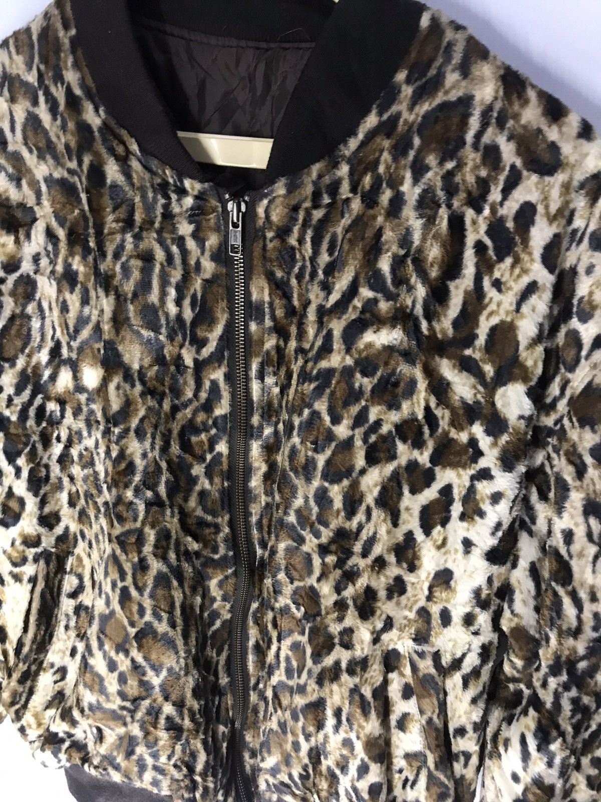 Japanese Brand Freedom of peace leopard zipper jacket Size US L / EU 52-54 / 3 - 3 Thumbnail
