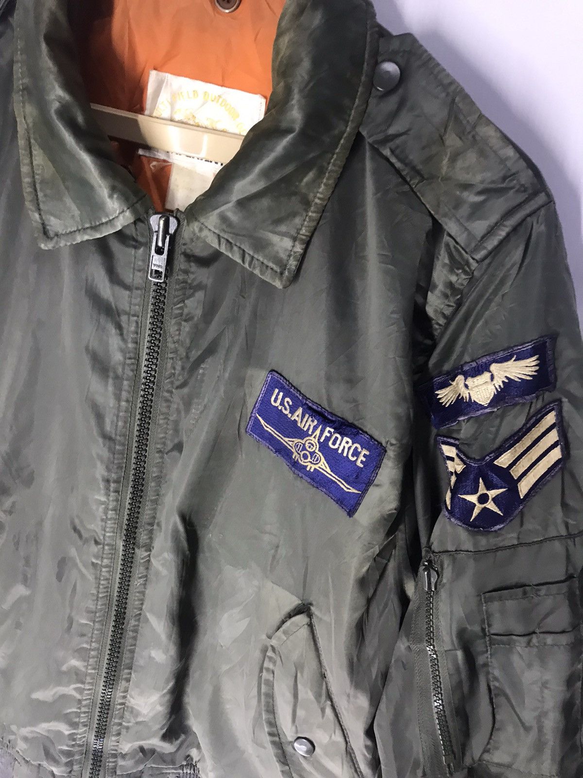 Japanese Brand Vintage flight jacket with patches Size US M / EU 48-50 / 2 - 4 Thumbnail