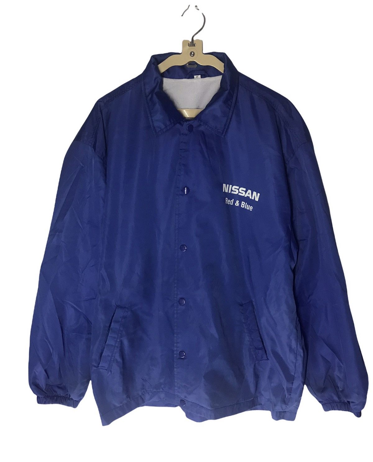 Japanese Brand × Sports Specialties Nissan red&blue stagea snap button rain jacket Size US XL / EU 56 / 4 - 1 Thumbnail