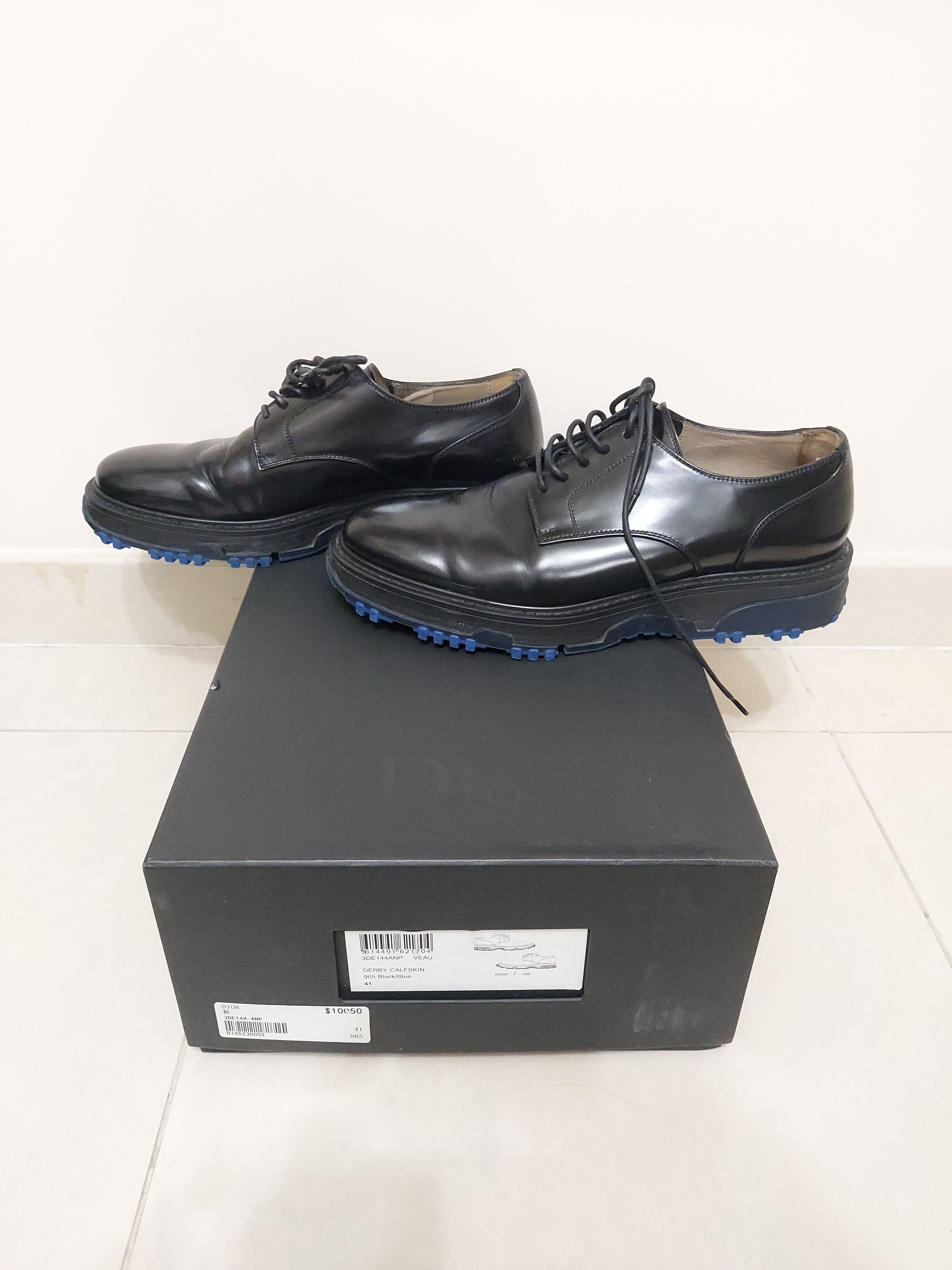 Dior FW15 AW15 Contrast Platform Sole Leather Derbies Size US 8 / EU 41 - 4 Thumbnail