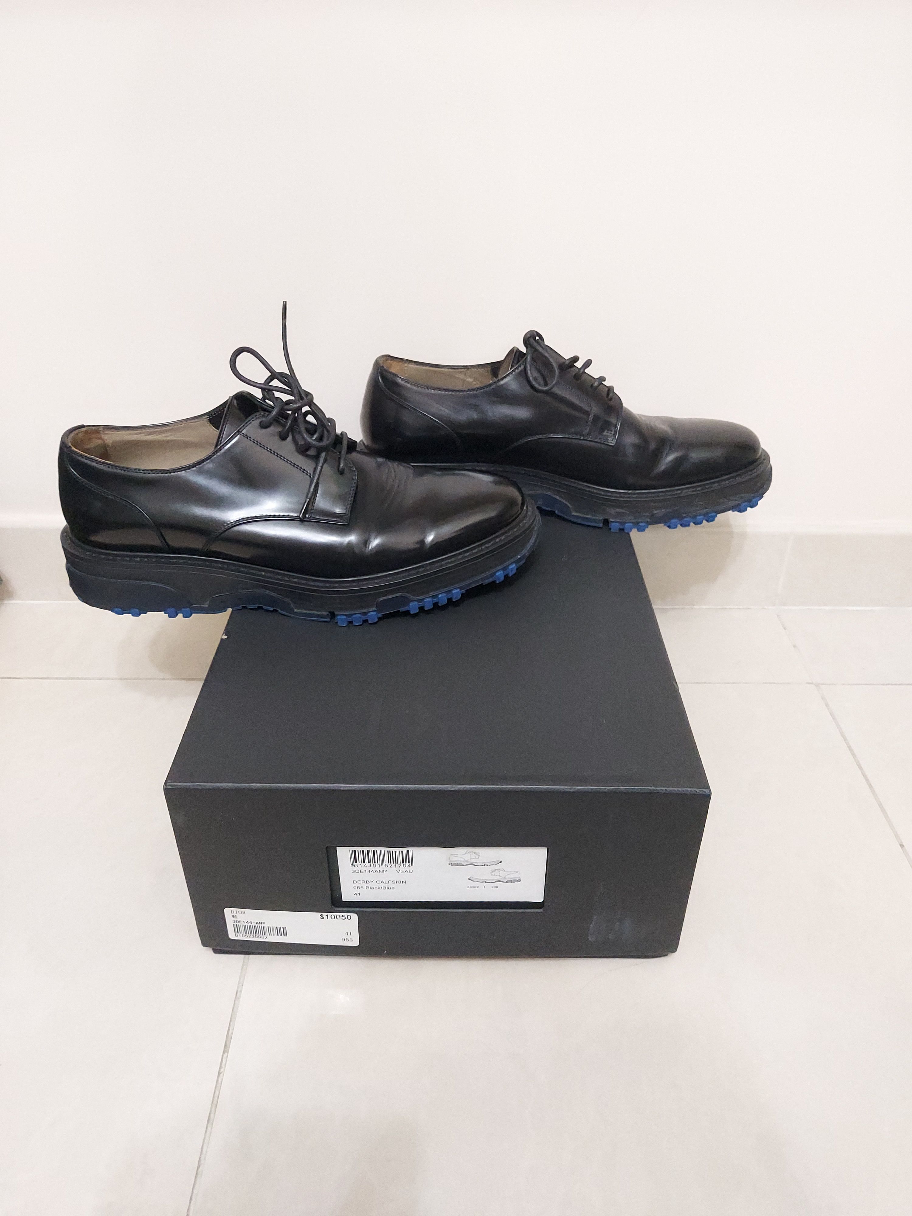 Dior FW15 AW15 Contrast Platform Sole Leather Derbies Size US 8 / EU 41 - 3 Thumbnail