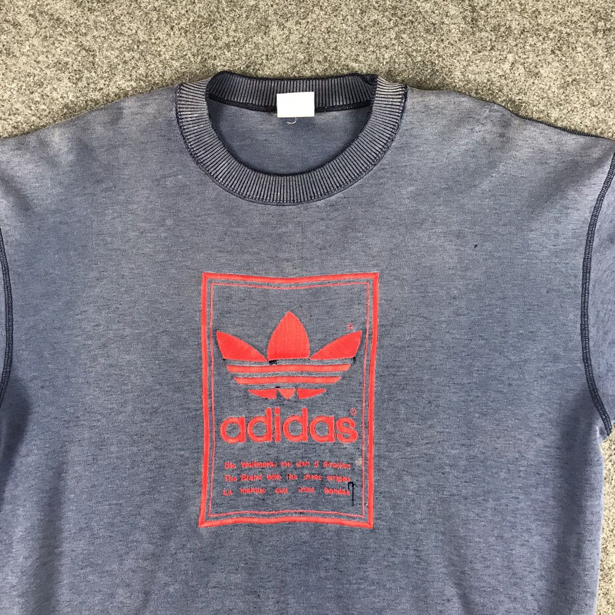 Adidas × Japanese Brand × Vintage Adidas Vintage big logo Sweatshirt Size US L / EU 52-54 / 3 - 4 Thumbnail