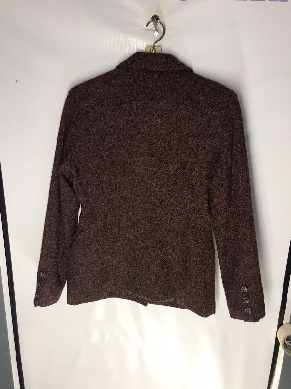 Harris Tweed Scoop Harris tweed wool jacket woman cutting Size M / US 6-8 / IT 42-44 - 6 Thumbnail