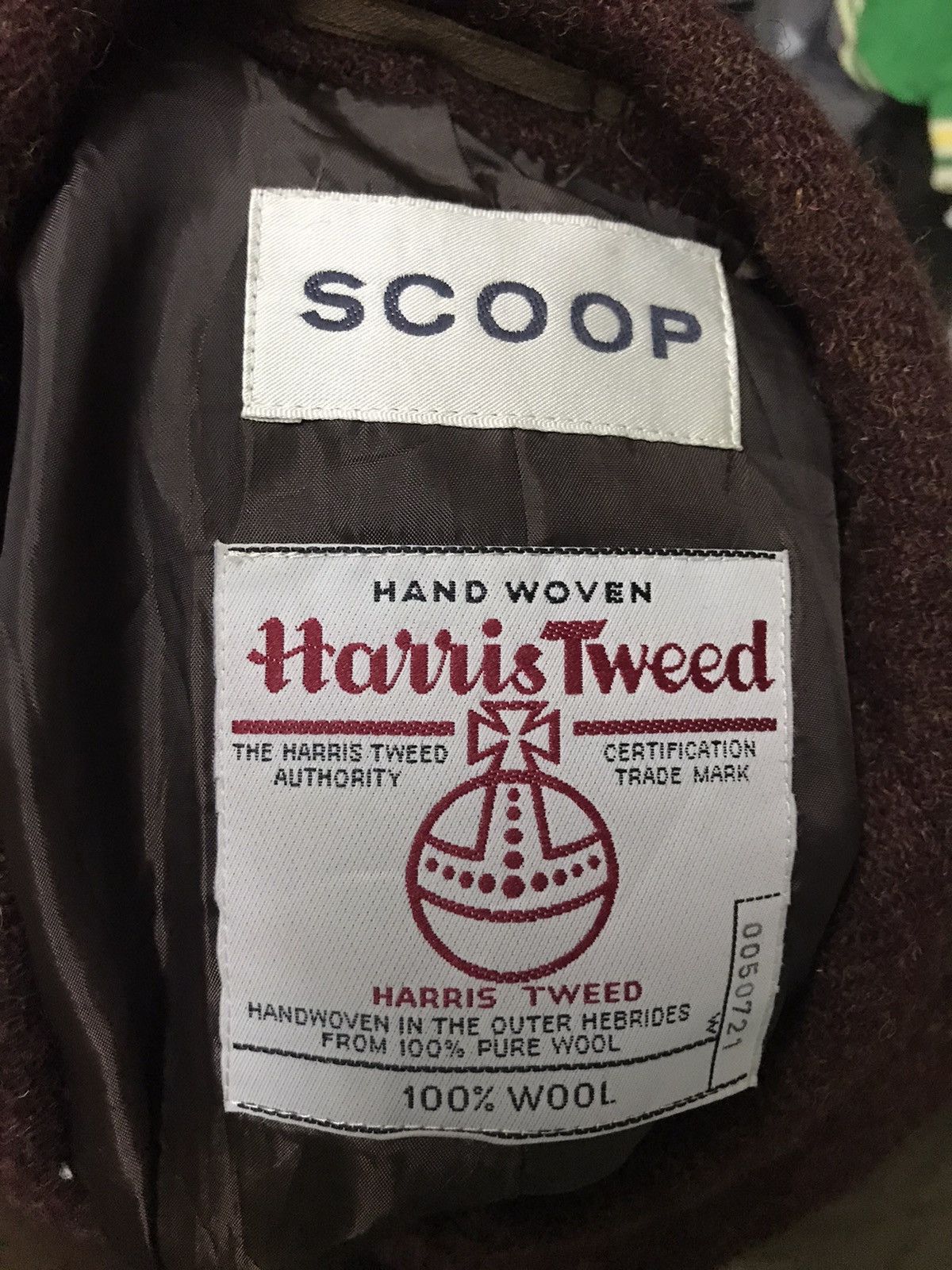 Harris Tweed Scoop Harris tweed wool jacket woman cutting Size M / US 6-8 / IT 42-44 - 3 Thumbnail