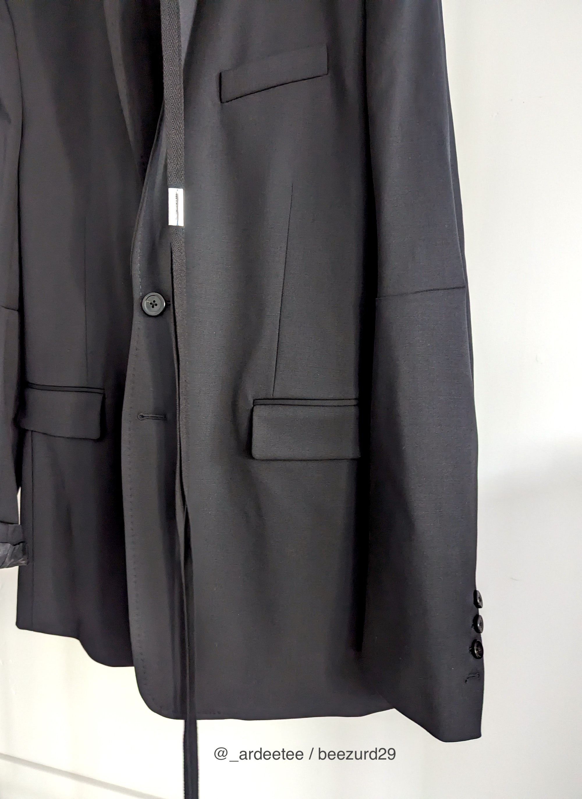Ann Demeulemeester *NEW* $2270 ALEXANDER RIBBON JACKET/BLAZER 48FR/52IT/L Size 42R - 5 Thumbnail