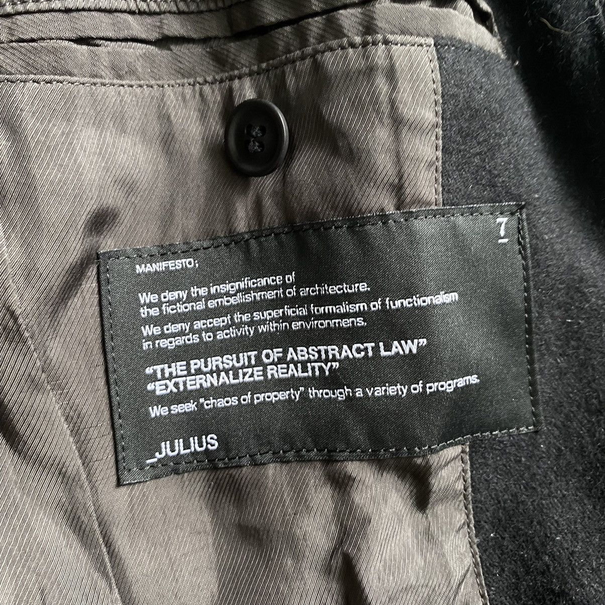 Julius FW12-13 “resonance” Angora Nylon Serge Jacket Size US M / EU 48-50 / 2 - 9 Thumbnail