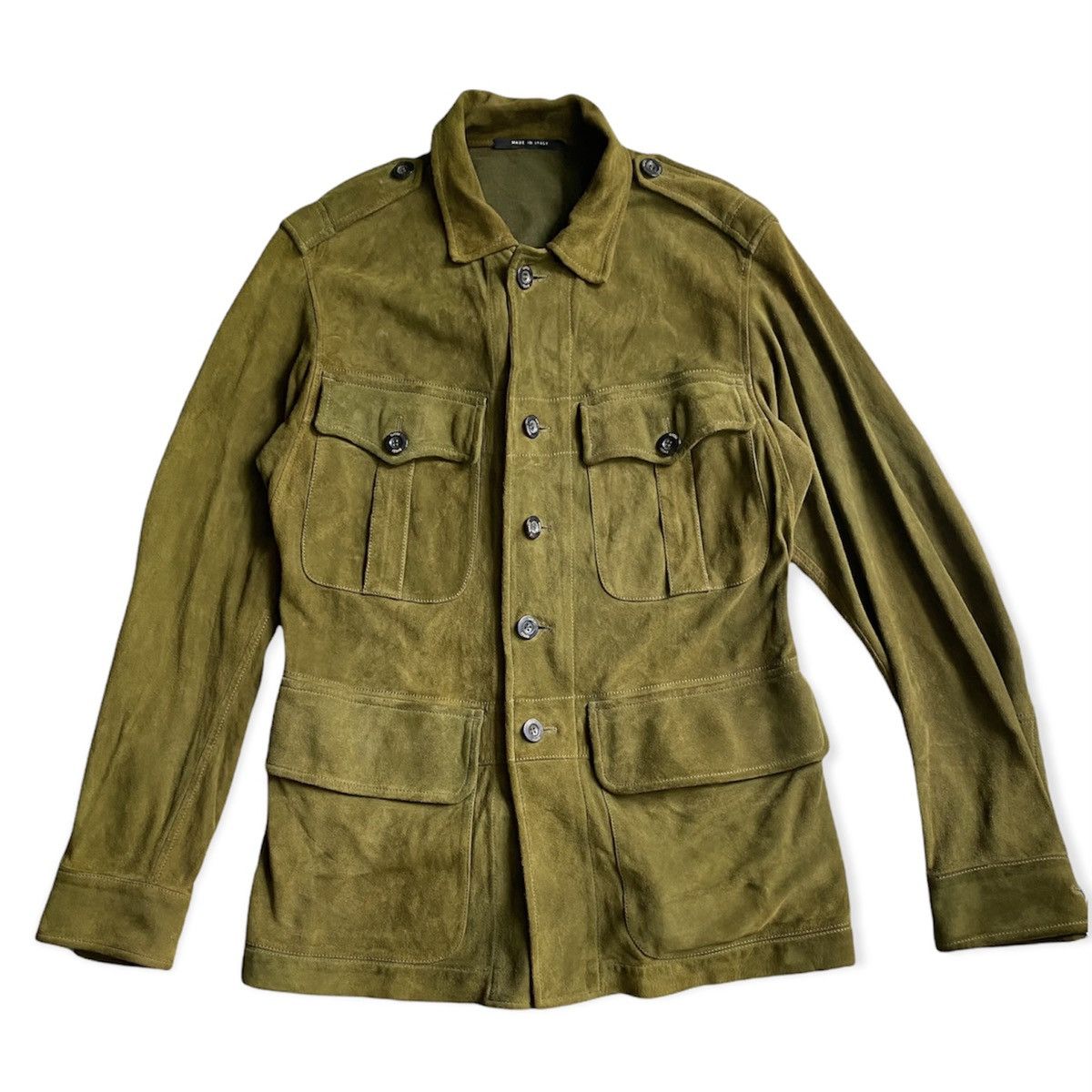 Gucci Gucci Safari Suede Jacket Size US M / EU 48-50 / 2 - 1 Thumbnail