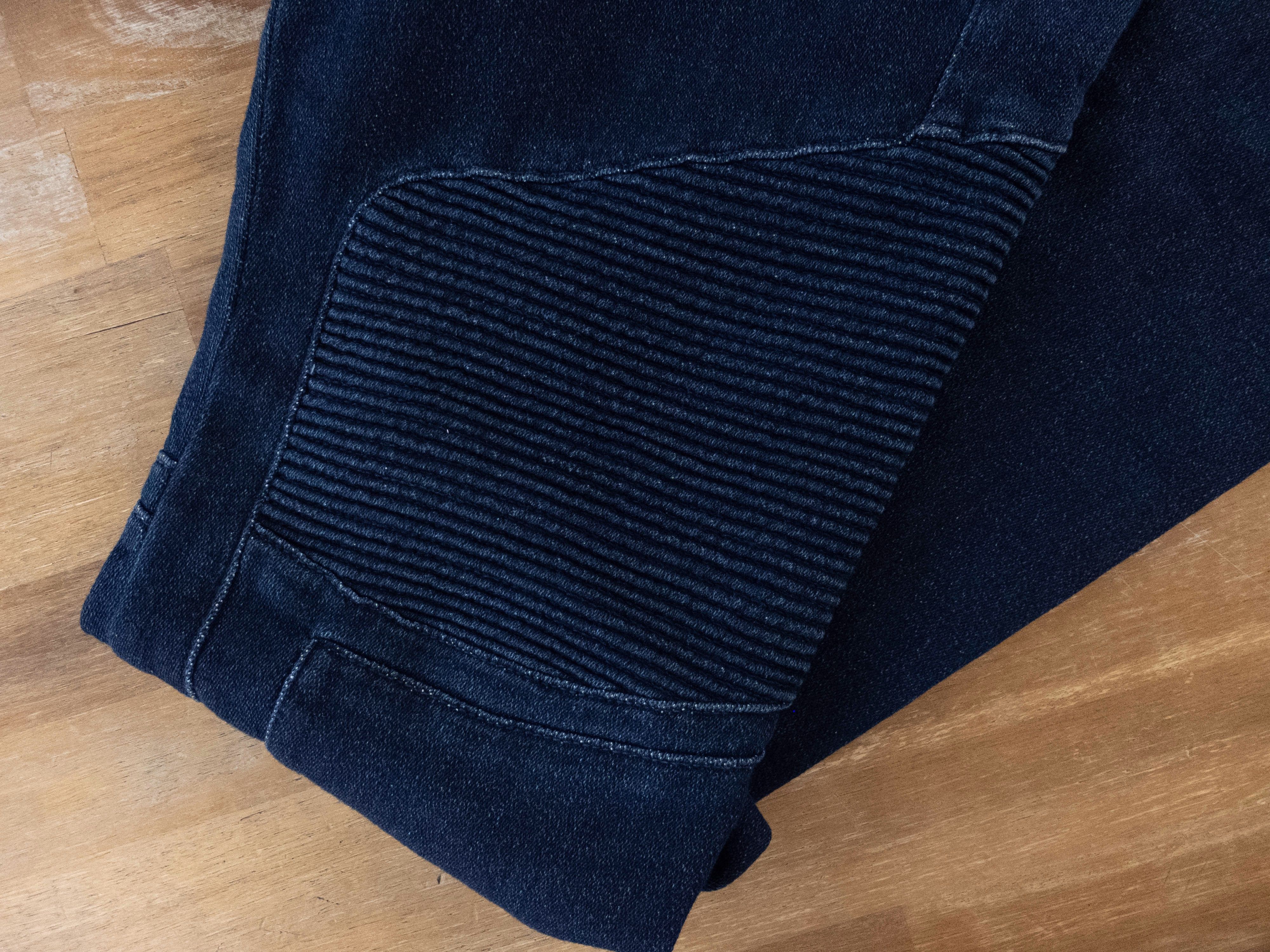 Balmain $799 BALMAIN slim denim tapered biker sweat pants track 36 Size US 36 / EU 52 - 9 Thumbnail