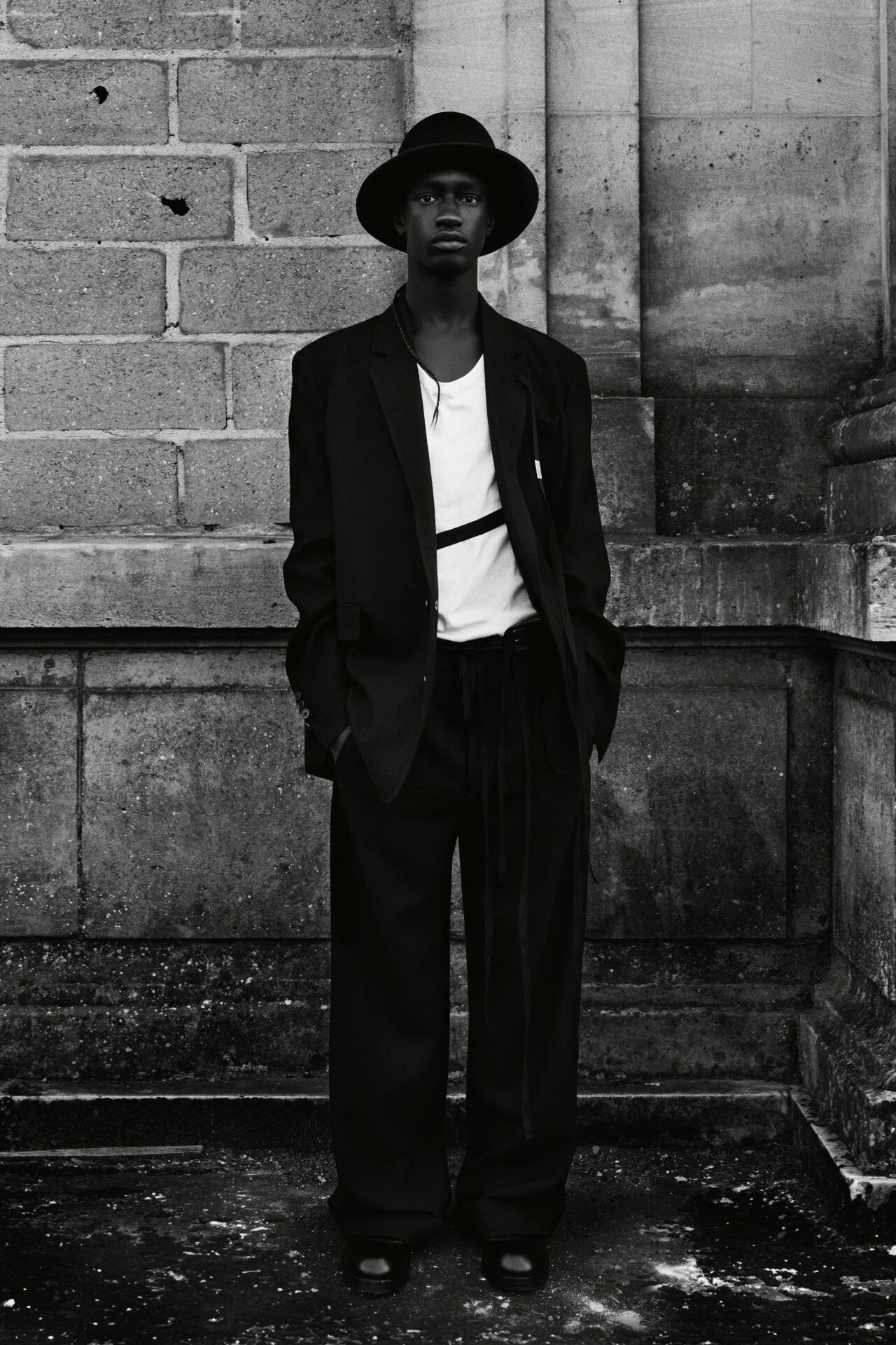 Ann Demeulemeester *NEW* $2270 ALEXANDER RIBBON JACKET/BLAZER 46FR/50IT/M Size 40R - 2 Thumbnail