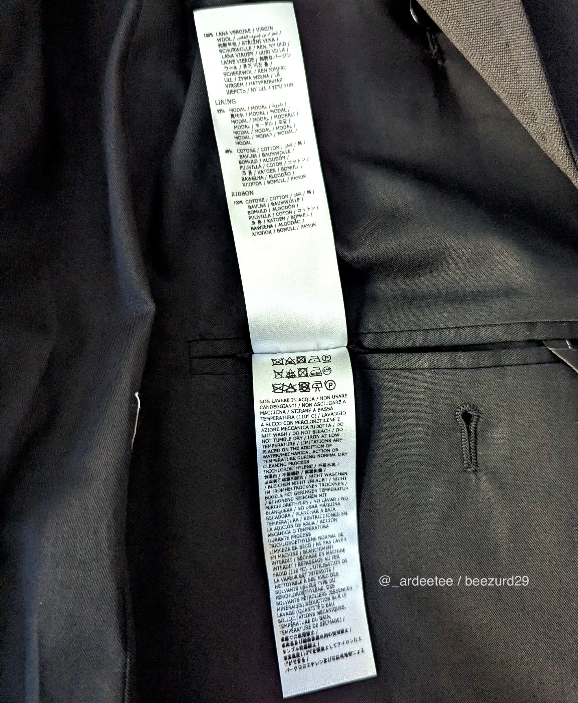 Ann Demeulemeester *NEW* $2270 ALEXANDER RIBBON JACKET/BLAZER 46FR/50IT/M Size 40R - 12 Thumbnail