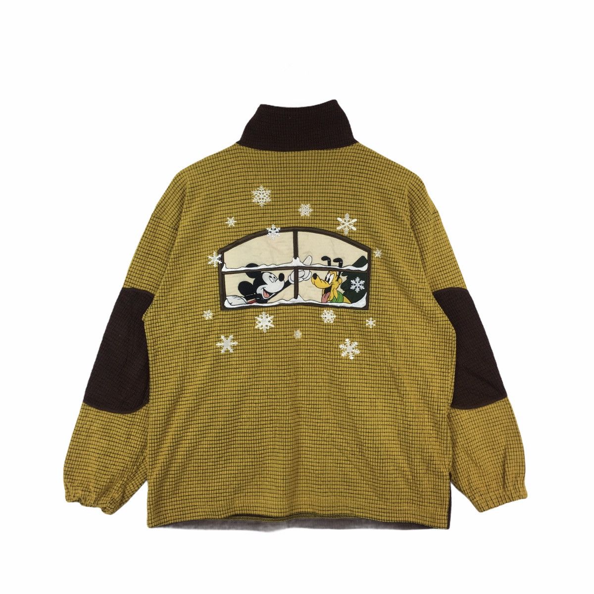 Vtg DISNEY Mickey Mouse & Pluto Unlimited Cartoon Sweater