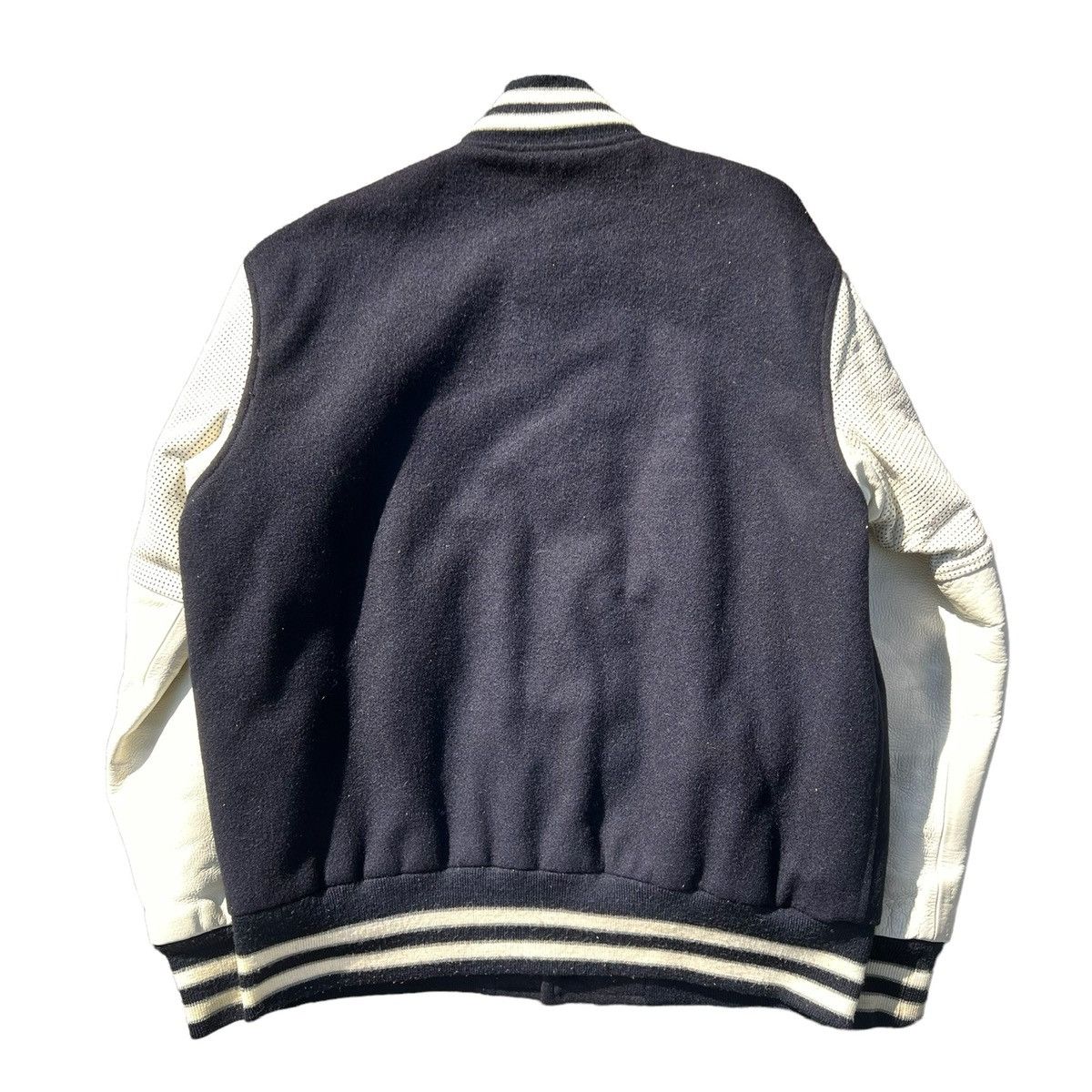 General Research General Research AW2001 ‘962’ Leather Varsity Jacket Size US L / EU 52-54 / 3 - 8 Thumbnail