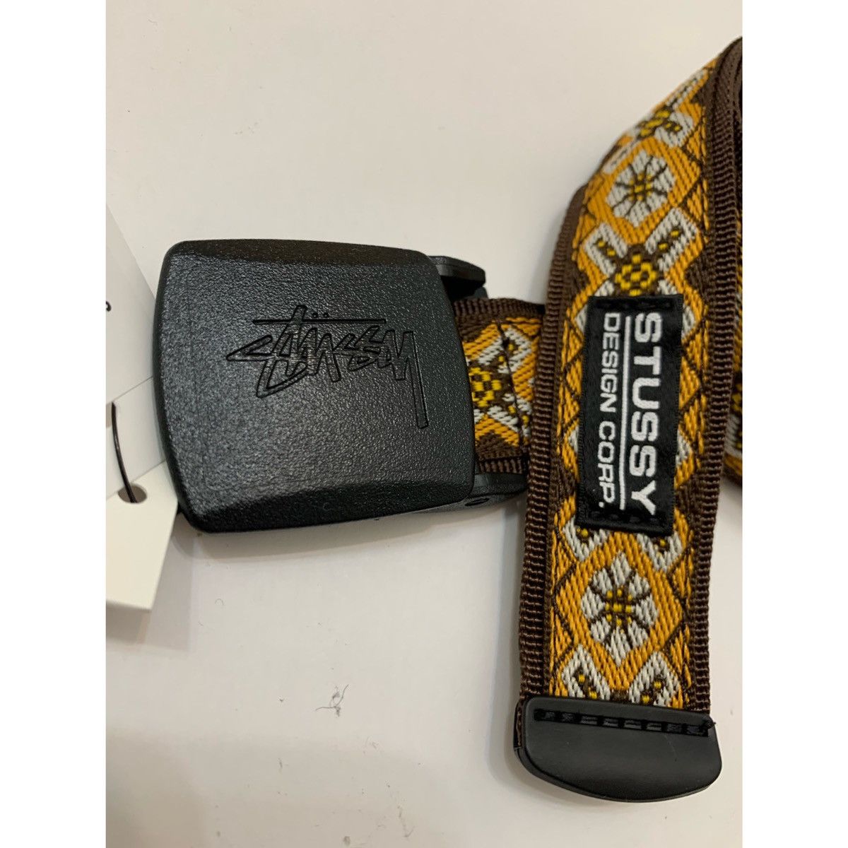 Stussy STUSSY LOGO GEOMETRIC WOVEN BELT Size ONE SIZE - 5 Thumbnail