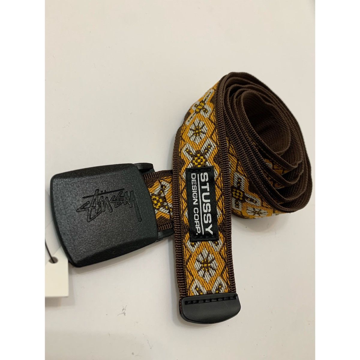 Stussy STUSSY LOGO GEOMETRIC WOVEN BELT Size ONE SIZE - 18 Thumbnail