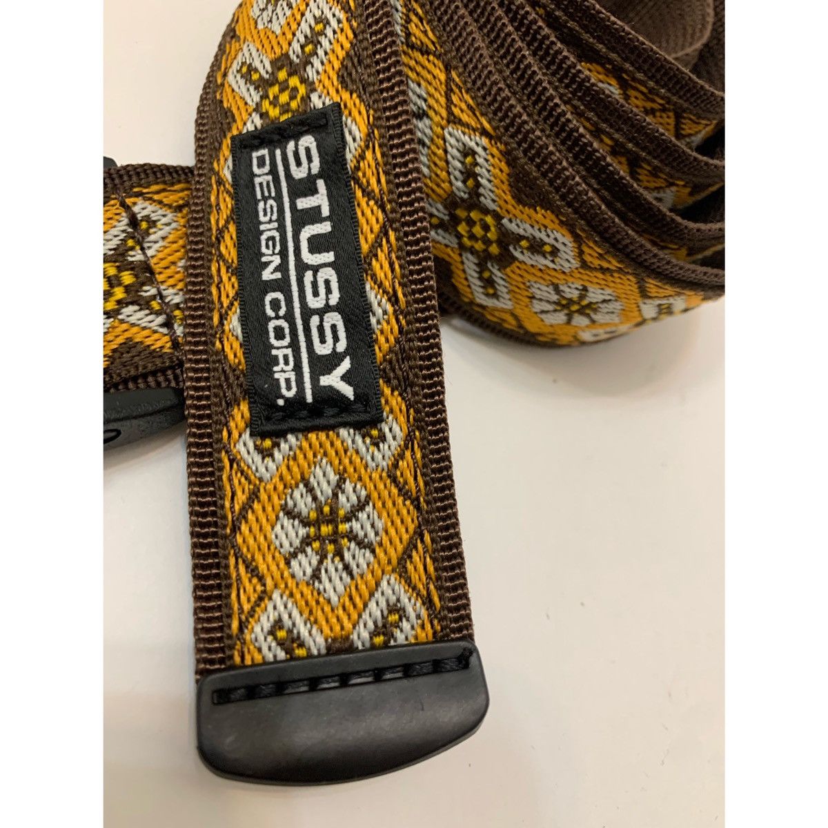 Stussy STUSSY LOGO GEOMETRIC WOVEN BELT Size ONE SIZE - 6 Thumbnail
