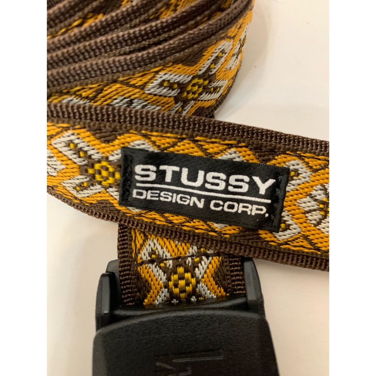 Stussy STUSSY LOGO GEOMETRIC WOVEN BELT Size ONE SIZE - 11 Thumbnail