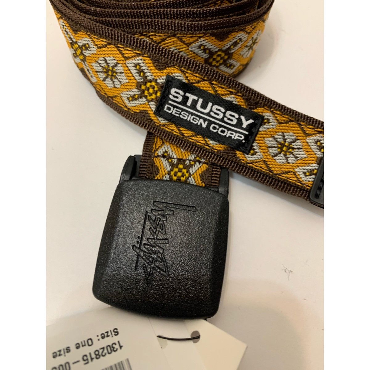Stussy STUSSY LOGO GEOMETRIC WOVEN BELT Size ONE SIZE - 10 Thumbnail