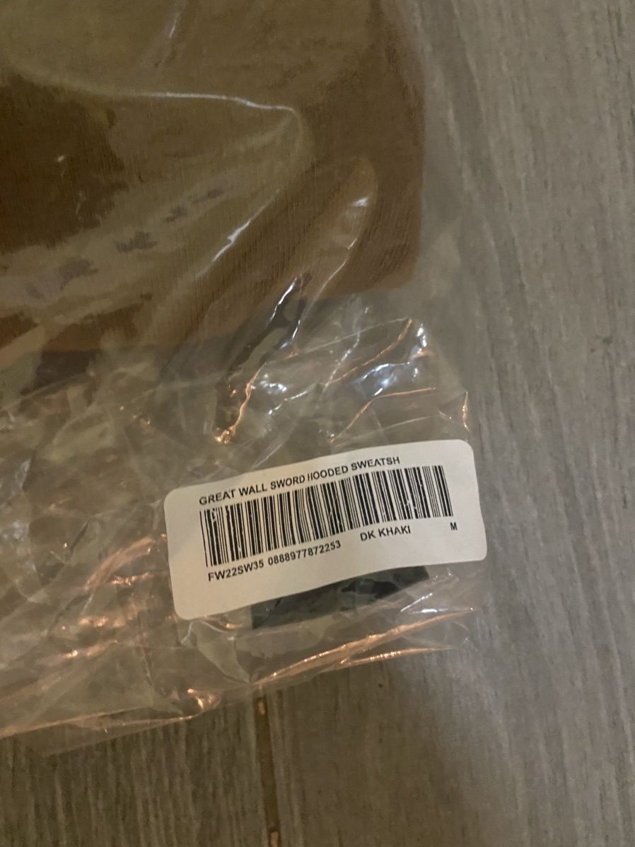 Supreme × The Great China Wall Supreme Great China Wall Sword Hooded Sweatshirt Dark Khaki Size US M / EU 48-50 / 2 - 2 Thumbnail
