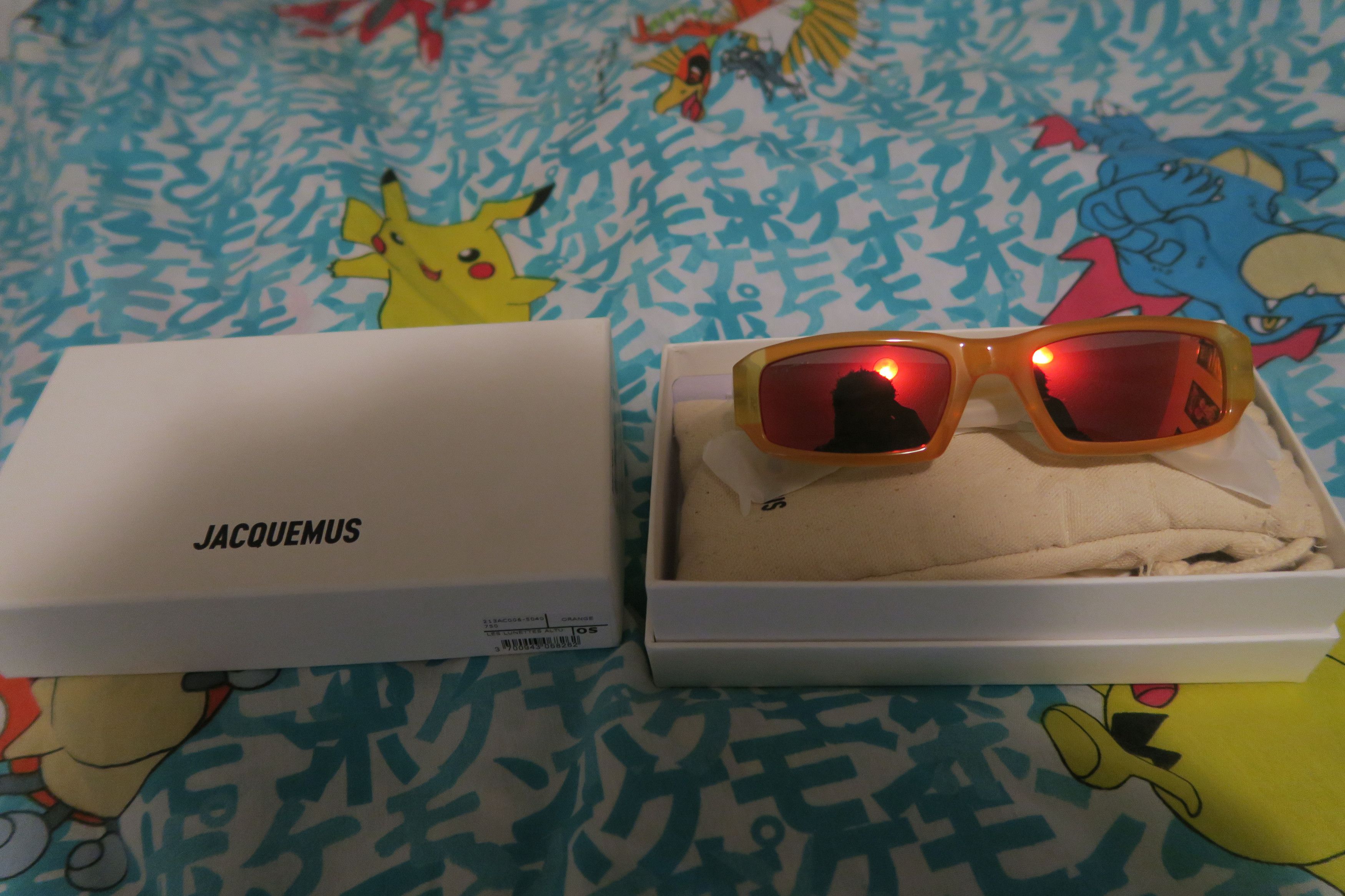 Jacquemus × SSENSE Jacquemus Les Lunettes Altu Contrast Sunglasses JQUF-MA37 Size ONE SIZE - 3 Thumbnail