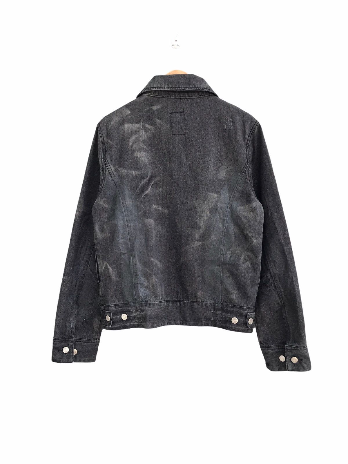Japanese Brand Number 9 Chains Coated Paint Denim Jacket Size US M / EU 48-50 / 2 - 7 Thumbnail