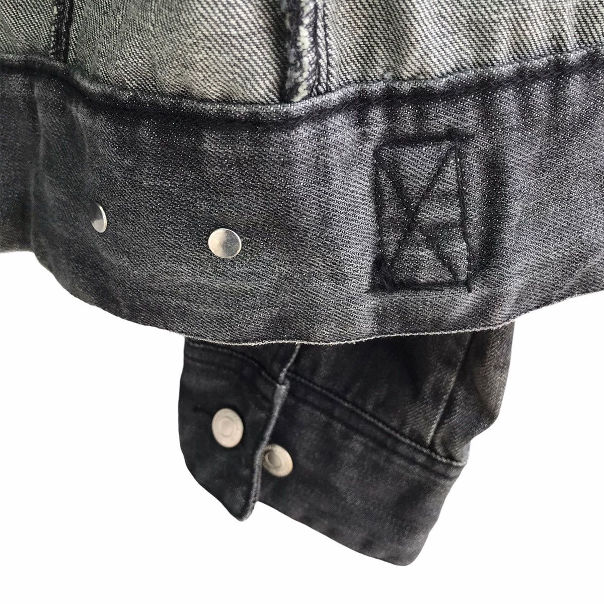 Japanese Brand Number 9 Chains Coated Paint Denim Jacket Size US M / EU 48-50 / 2 - 14 Thumbnail