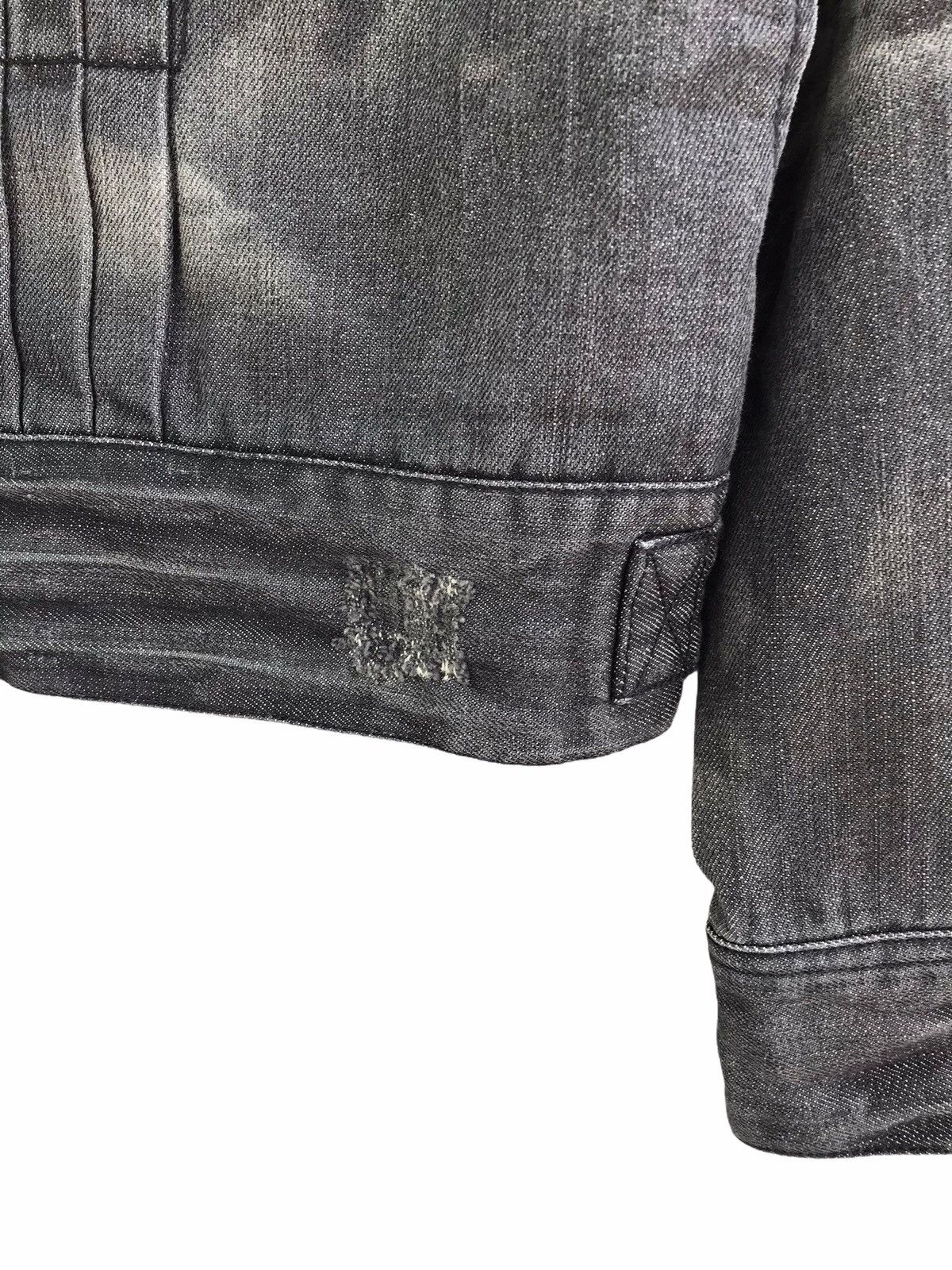 Japanese Brand Number 9 Chains Coated Paint Denim Jacket Size US M / EU 48-50 / 2 - 6 Thumbnail
