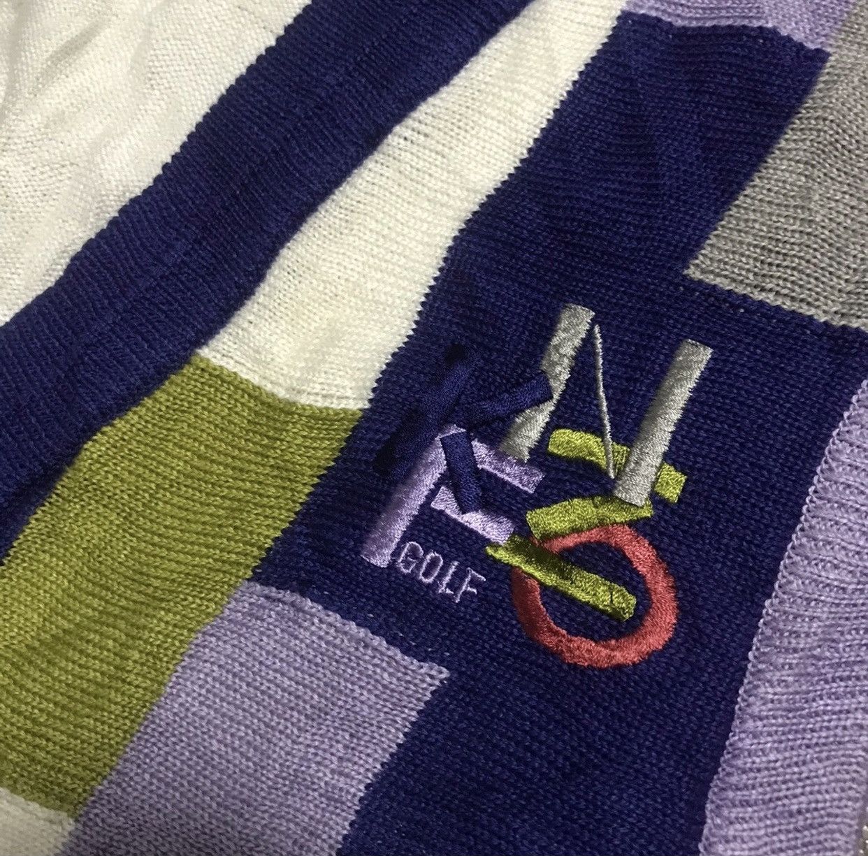 Kenzo × Vintage Vintage Kenzo Golf knitwear Vest Size US L / EU 52-54 / 3 - 3 Thumbnail