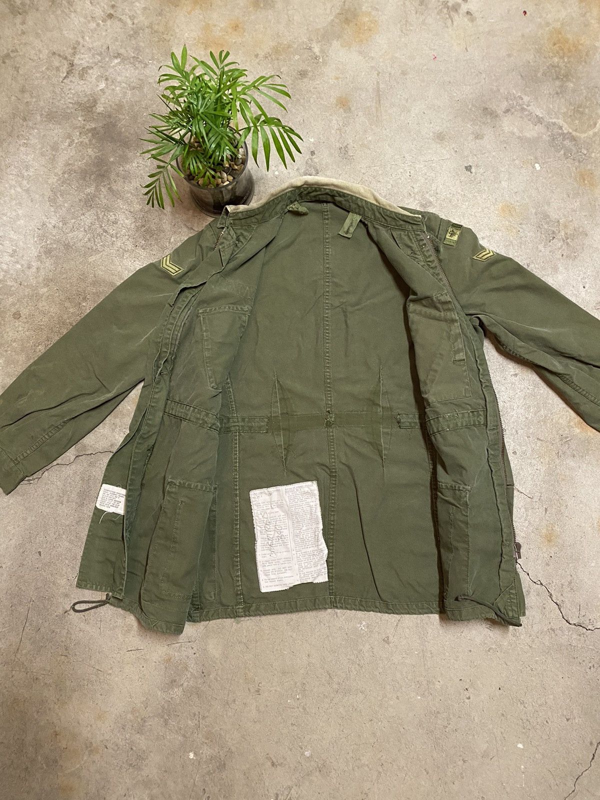Vintage Vintage Canadian Military OG 107 GS MK 2 Field Jacket 70s Size US L / EU 52-54 / 3 - 13 Thumbnail