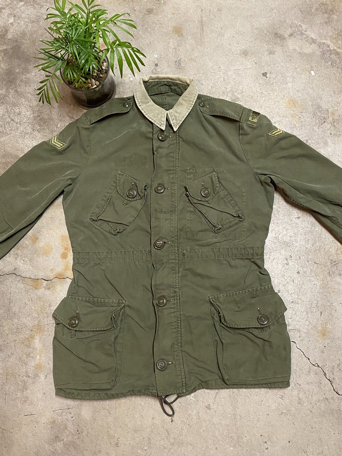 Vintage Vintage Canadian Military OG 107 GS MK 2 Field Jacket 70s Size US L / EU 52-54 / 3 - 8 Thumbnail