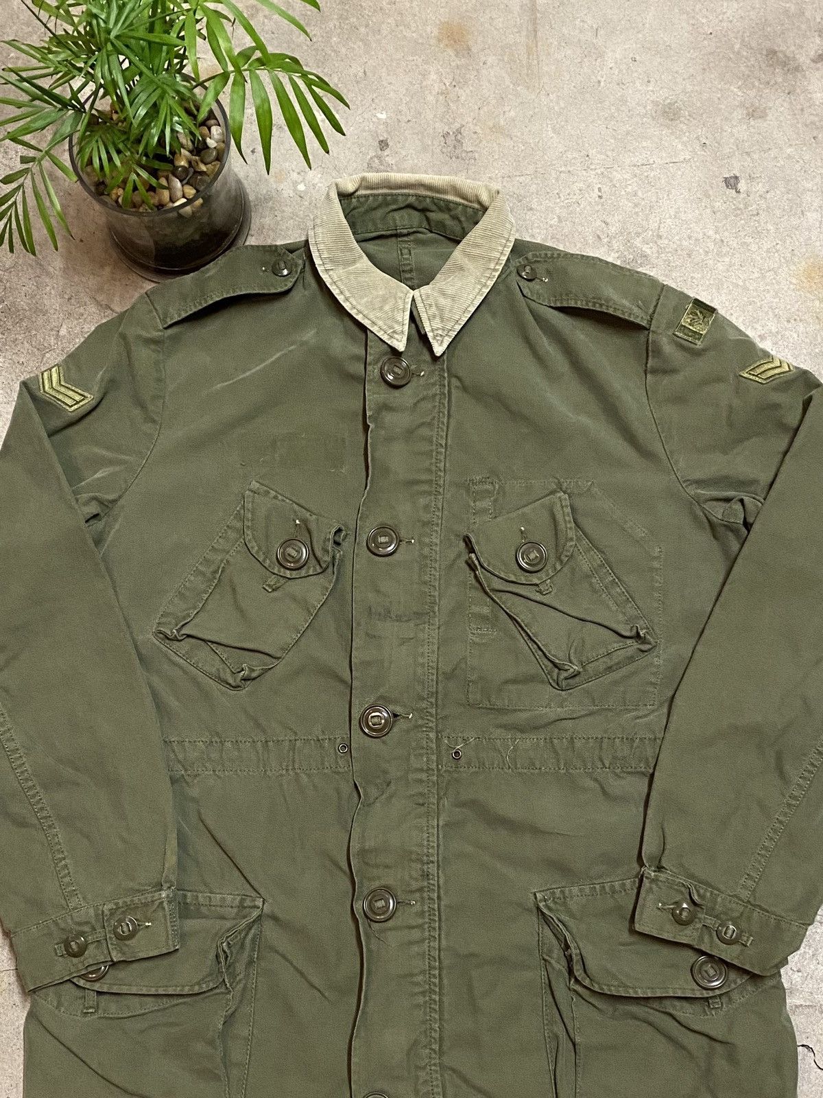 Vintage Vintage Canadian Military OG 107 GS MK 2 Field Jacket 70s Size US L / EU 52-54 / 3 - 2 Thumbnail