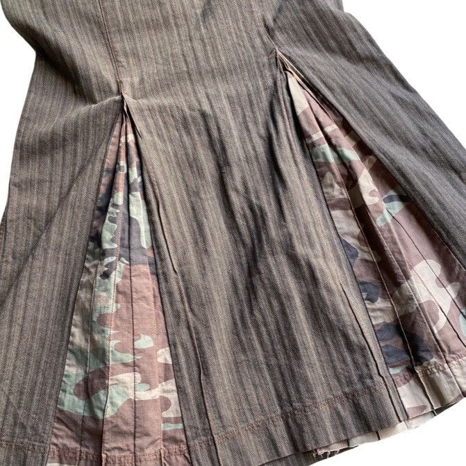 Jean Paul Gaultier JPG Cut And Sew Camo herringbone Skirt Size 30" / US 8 / IT 44 - 3 Thumbnail