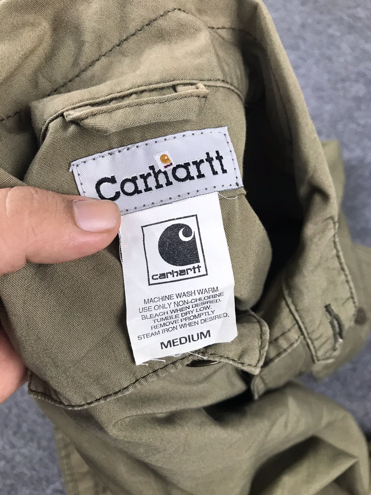 Carhartt × Carhartt Wip × Vintage Carhartt hard flannel full buttons Size US M / EU 48-50 / 2 - 3 Thumbnail