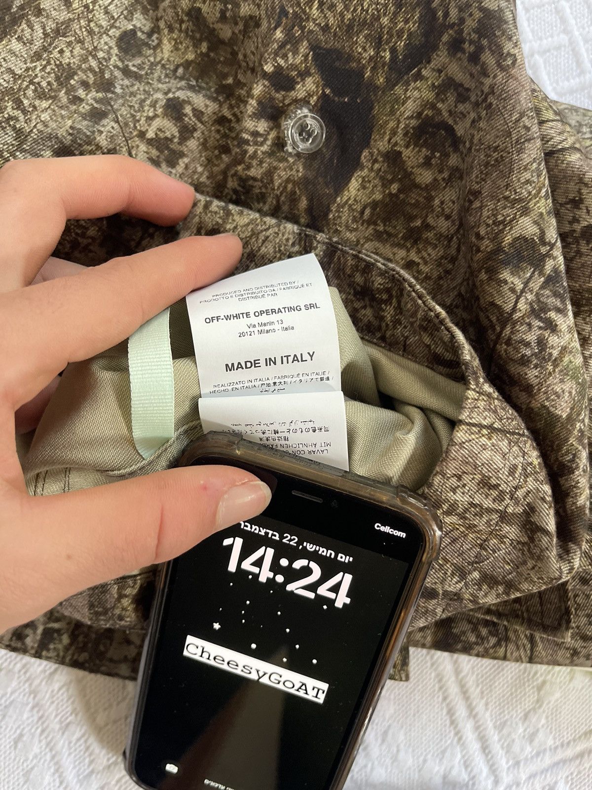 Off-White Off white “Real” Camouflage Buttons up LS Size US M / EU 48-50 / 2 - 20 Thumbnail