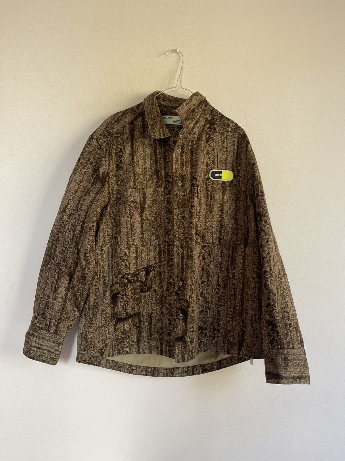 Off-White Off white “Real” Camouflage Buttons up LS Size US M / EU 48-50 / 2 - 1 Thumbnail