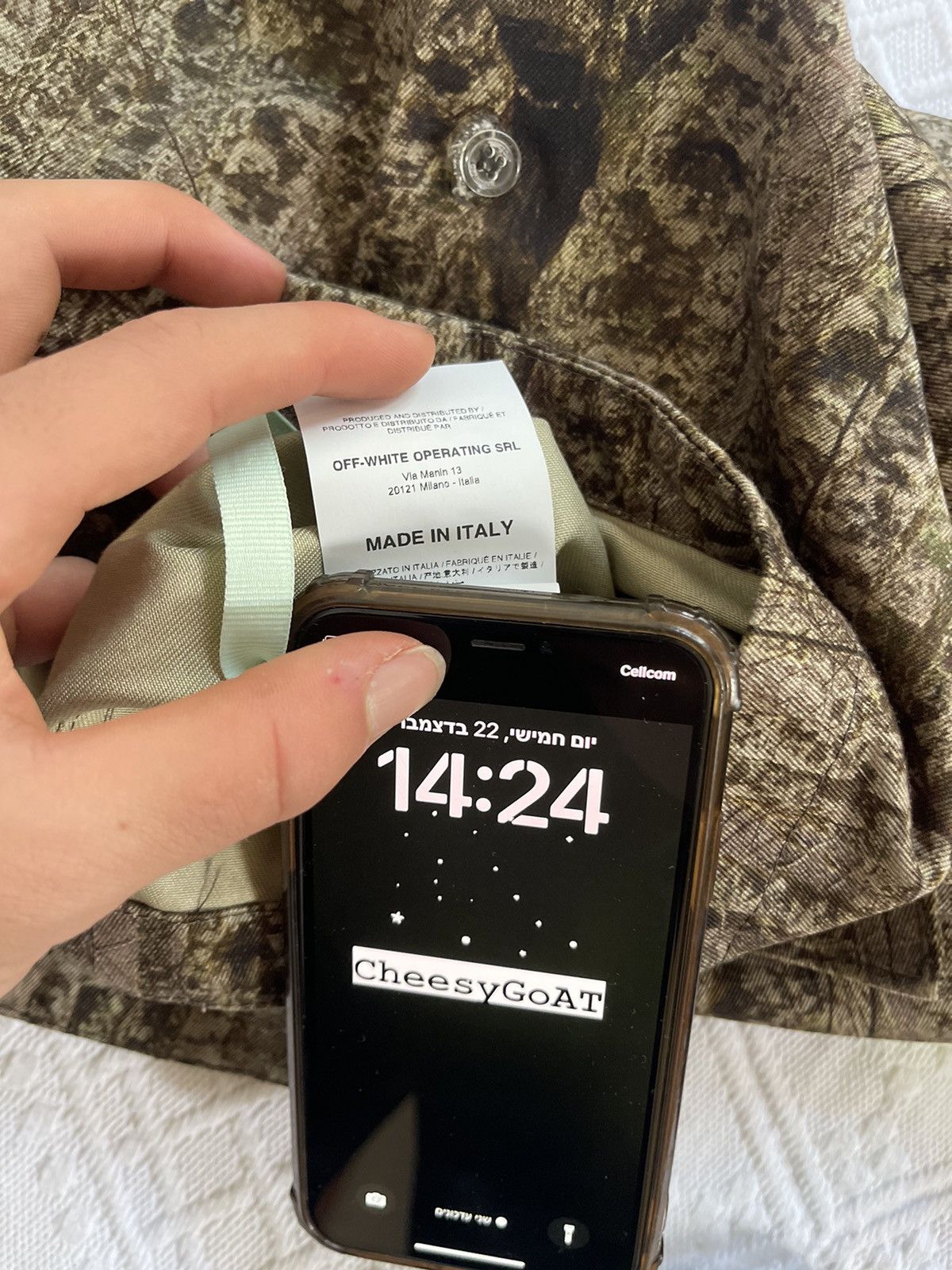 Off-White Off white “Real” Camouflage Buttons up LS Size US M / EU 48-50 / 2 - 19 Thumbnail