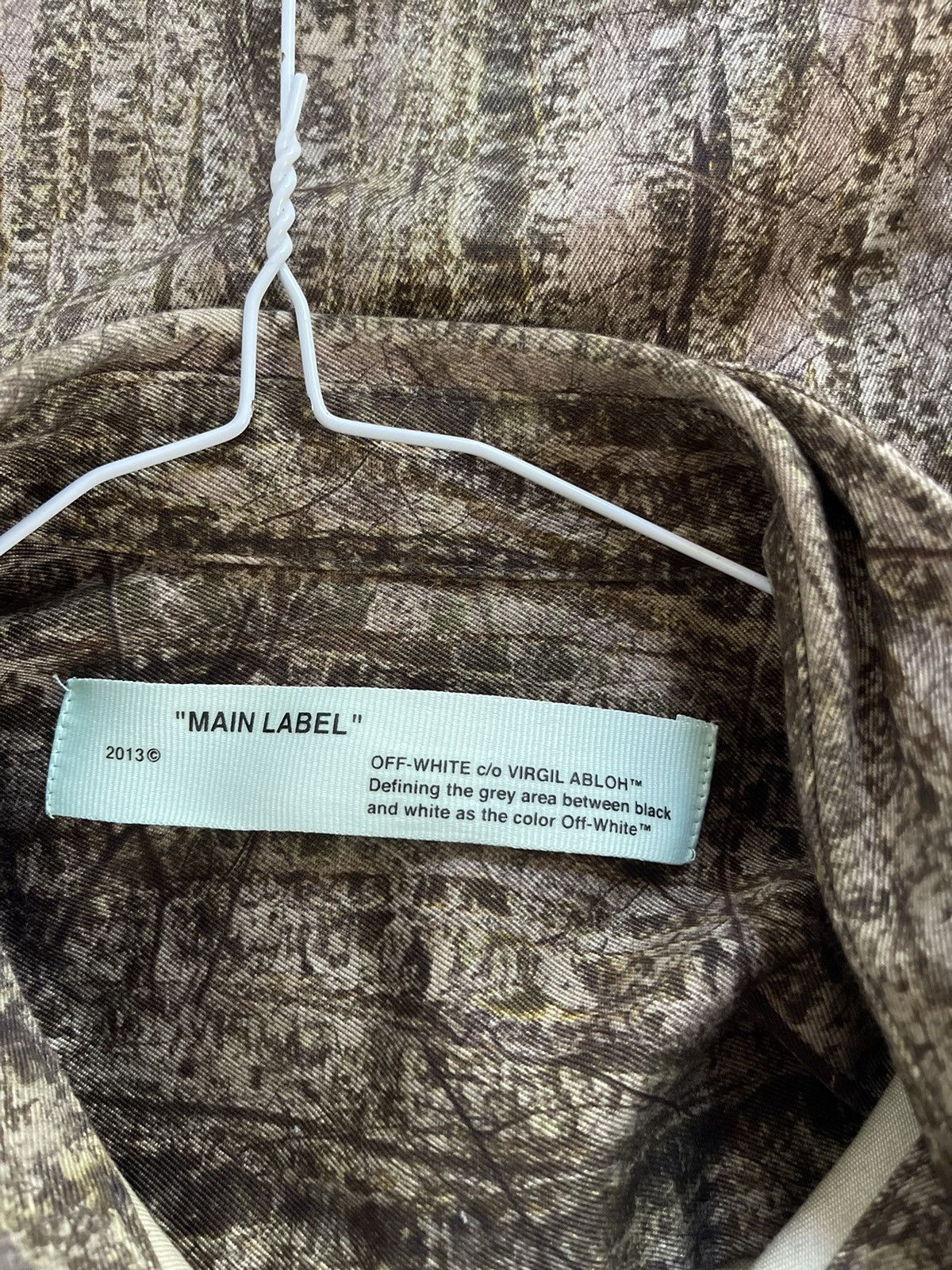 Off-White Off white “Real” Camouflage Buttons up LS Size US M / EU 48-50 / 2 - 16 Thumbnail