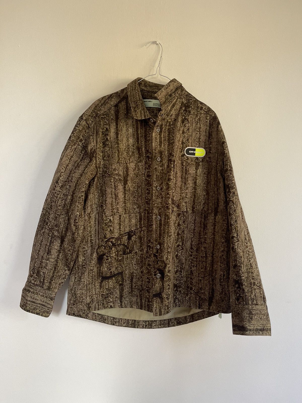 Off-White Off white “Real” Camouflage Buttons up LS Size US M / EU 48-50 / 2 - 3 Thumbnail