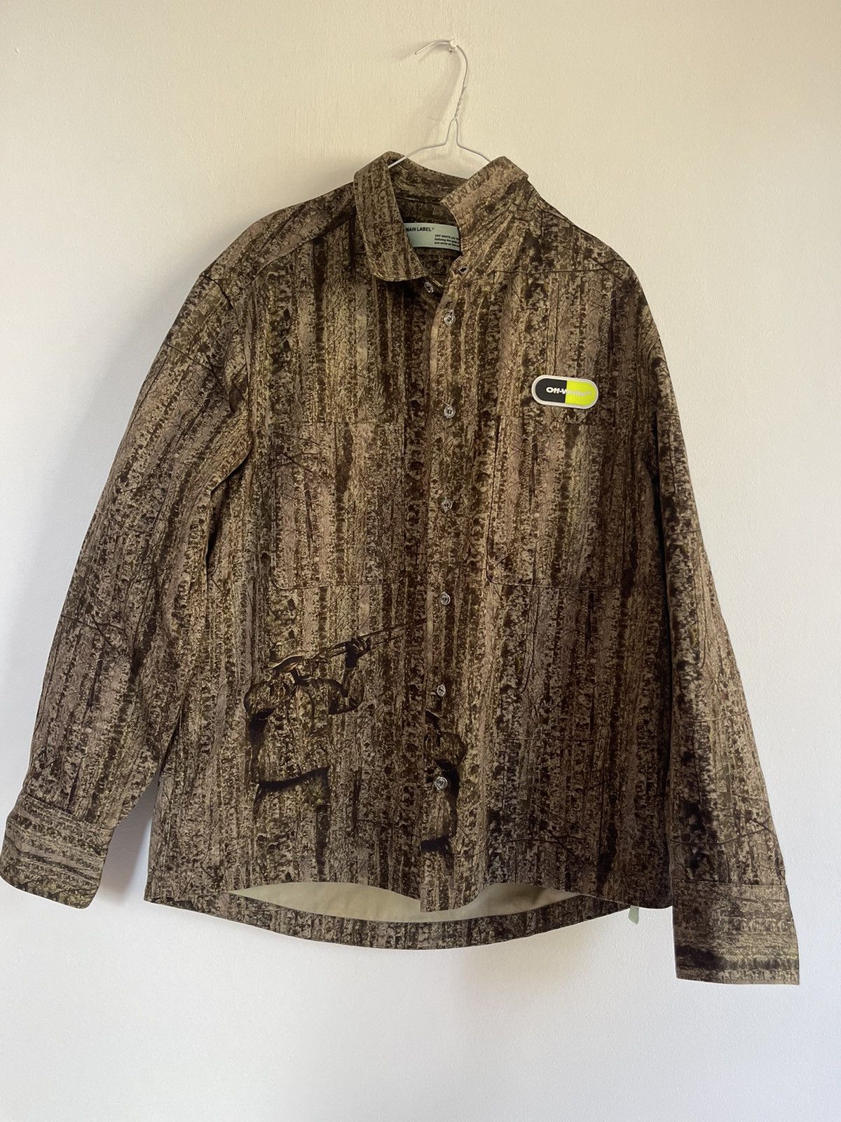 Off-White Off white “Real” Camouflage Buttons up LS Size US M / EU 48-50 / 2 - 4 Thumbnail