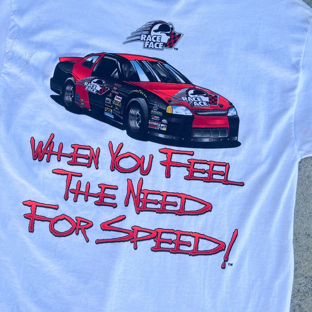 NASCAR × Vintage Vintage Y2K Racing “The need for speed!” Racing Tee Size US L / EU 52-54 / 3 - 7 Thumbnail