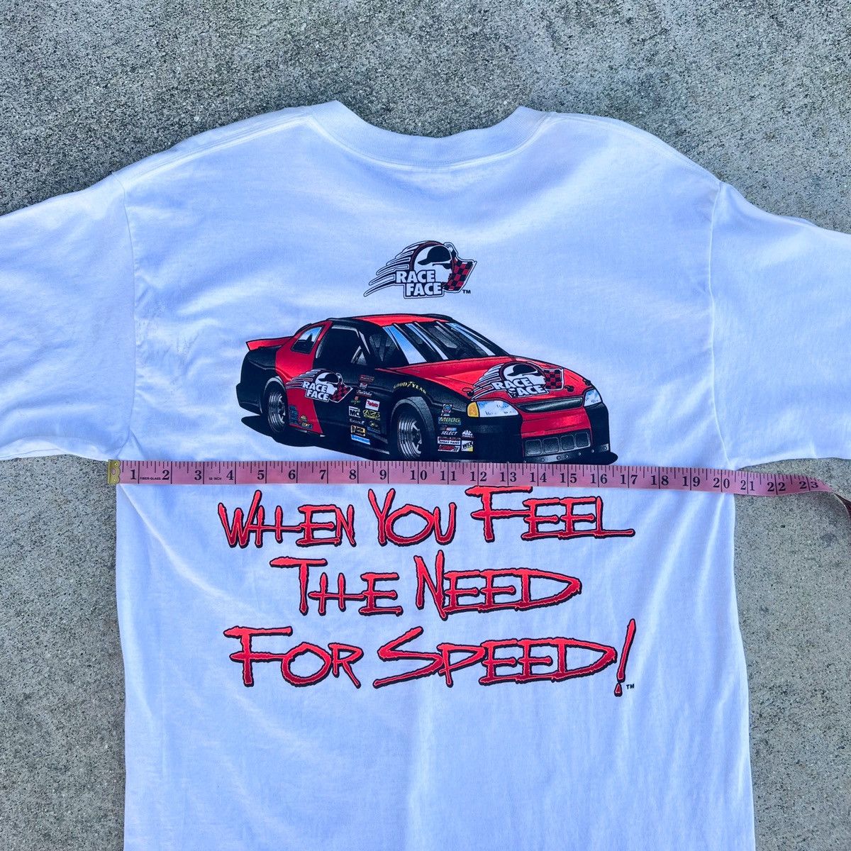 NASCAR × Vintage Vintage Y2K Racing “The need for speed!” Racing Tee Size US L / EU 52-54 / 3 - 8 Thumbnail