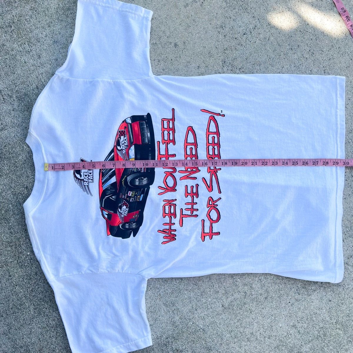 NASCAR × Vintage Vintage Y2K Racing “The need for speed!” Racing Tee Size US L / EU 52-54 / 3 - 9 Thumbnail