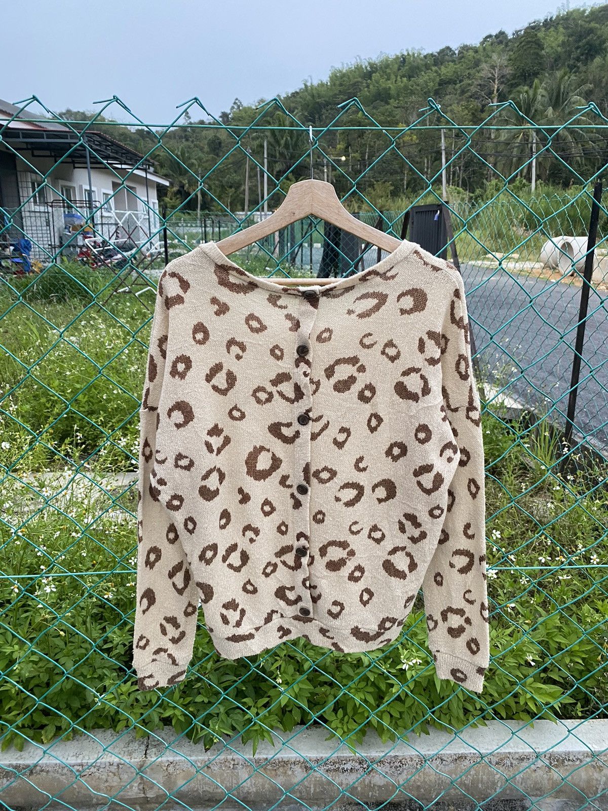 Japanese Brand ⚡️Steals⚡️ Vintage INGNI Leopard Mohair Sweater Size M / US 6-8 / IT 42-44 - 3 Thumbnail