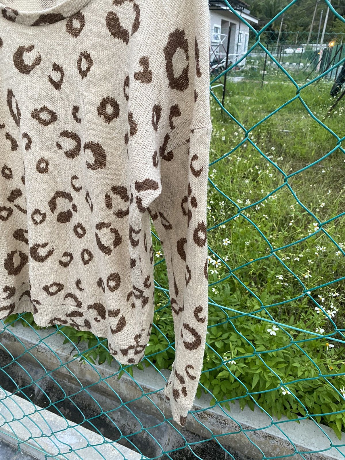 Japanese Brand ⚡️Steals⚡️ Vintage INGNI Leopard Mohair Sweater Size M / US 6-8 / IT 42-44 - 5 Thumbnail