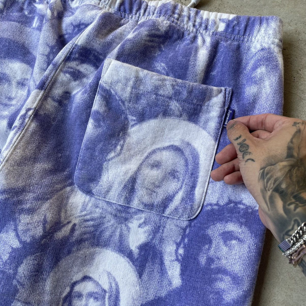 【r】Supreme Jesus and Mary Sweatpant Supreme Jesus and Mary Sweatpant (FW18) - $158