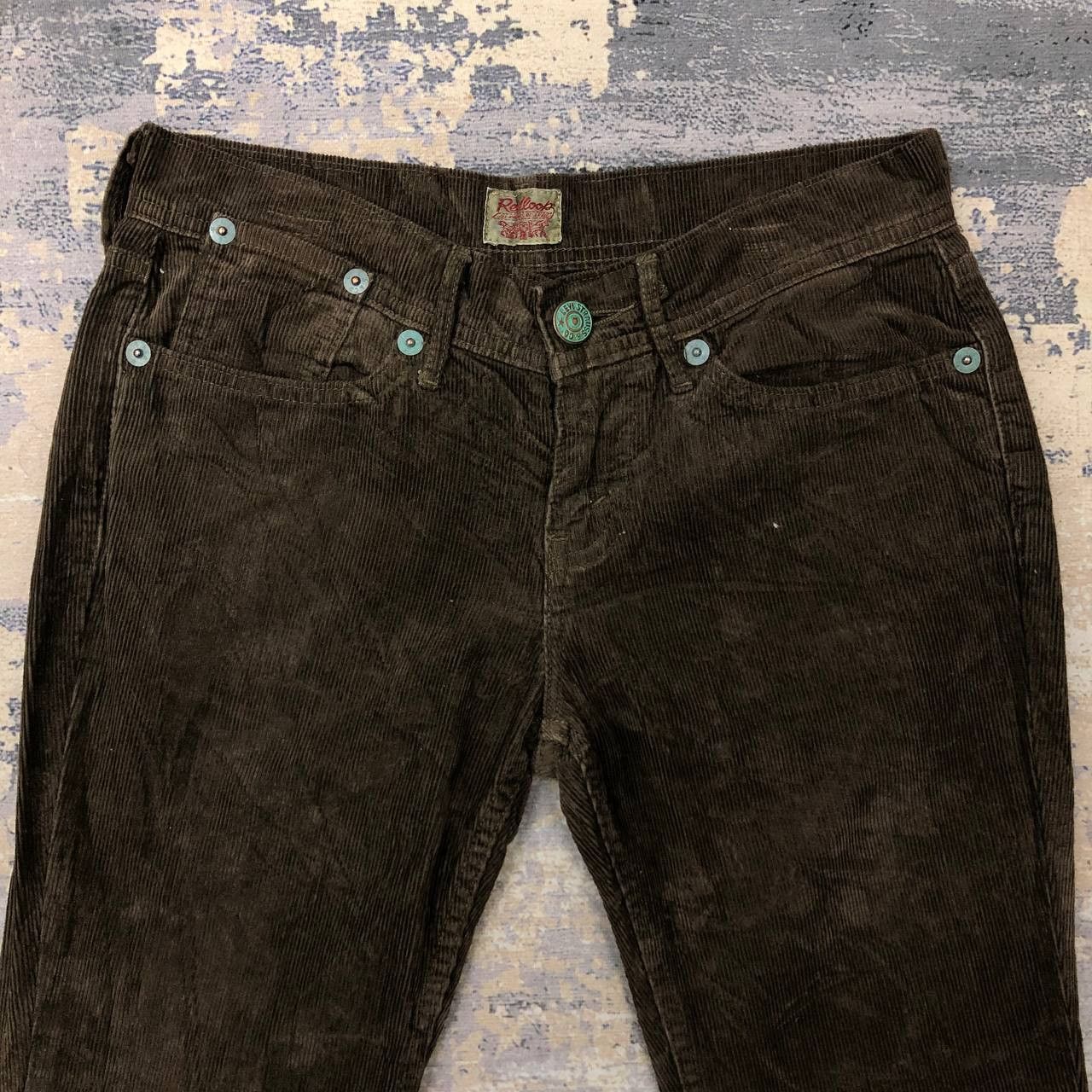 Levi's P186 VTG REDLOOP LEVI'S FLARED CORDUROY PANTS Size 29" - 3 Thumbnail