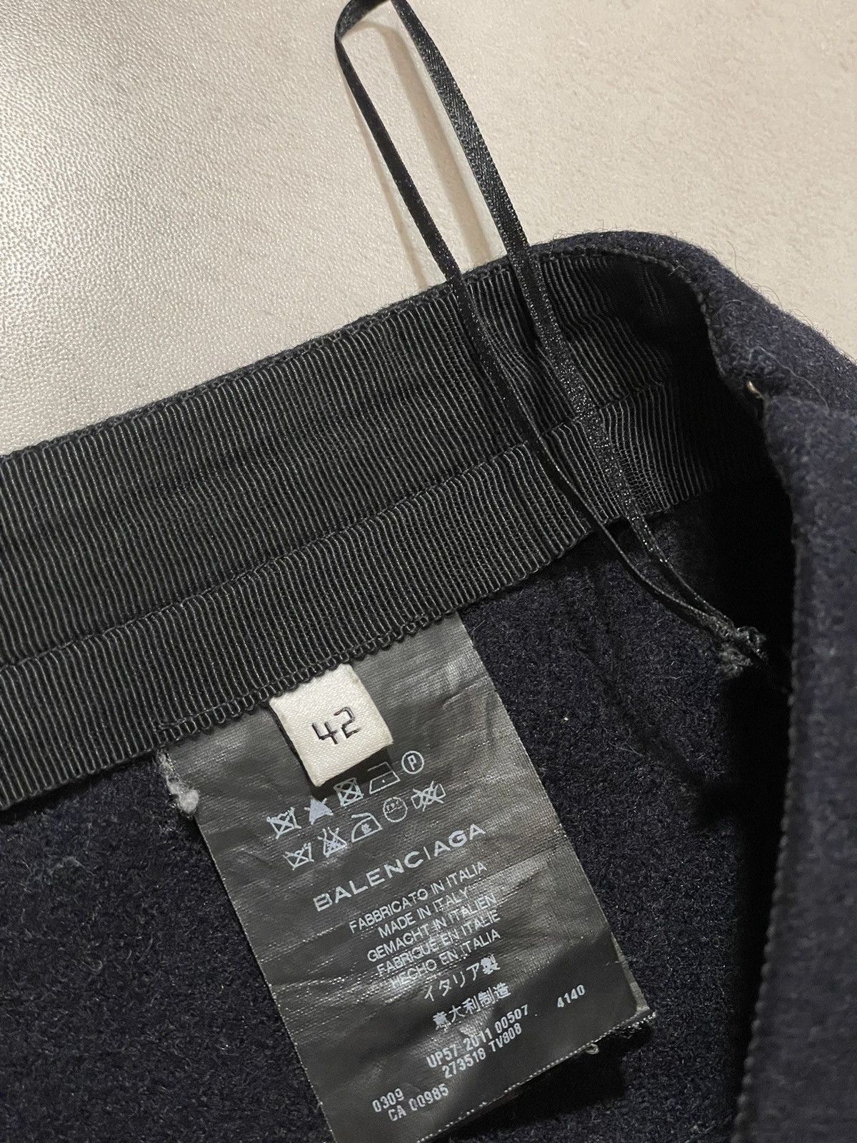 Balenciaga Balenciaga Paris luxury wool opium skirt Size 26" / US 2 / IT 38 - 13 Thumbnail