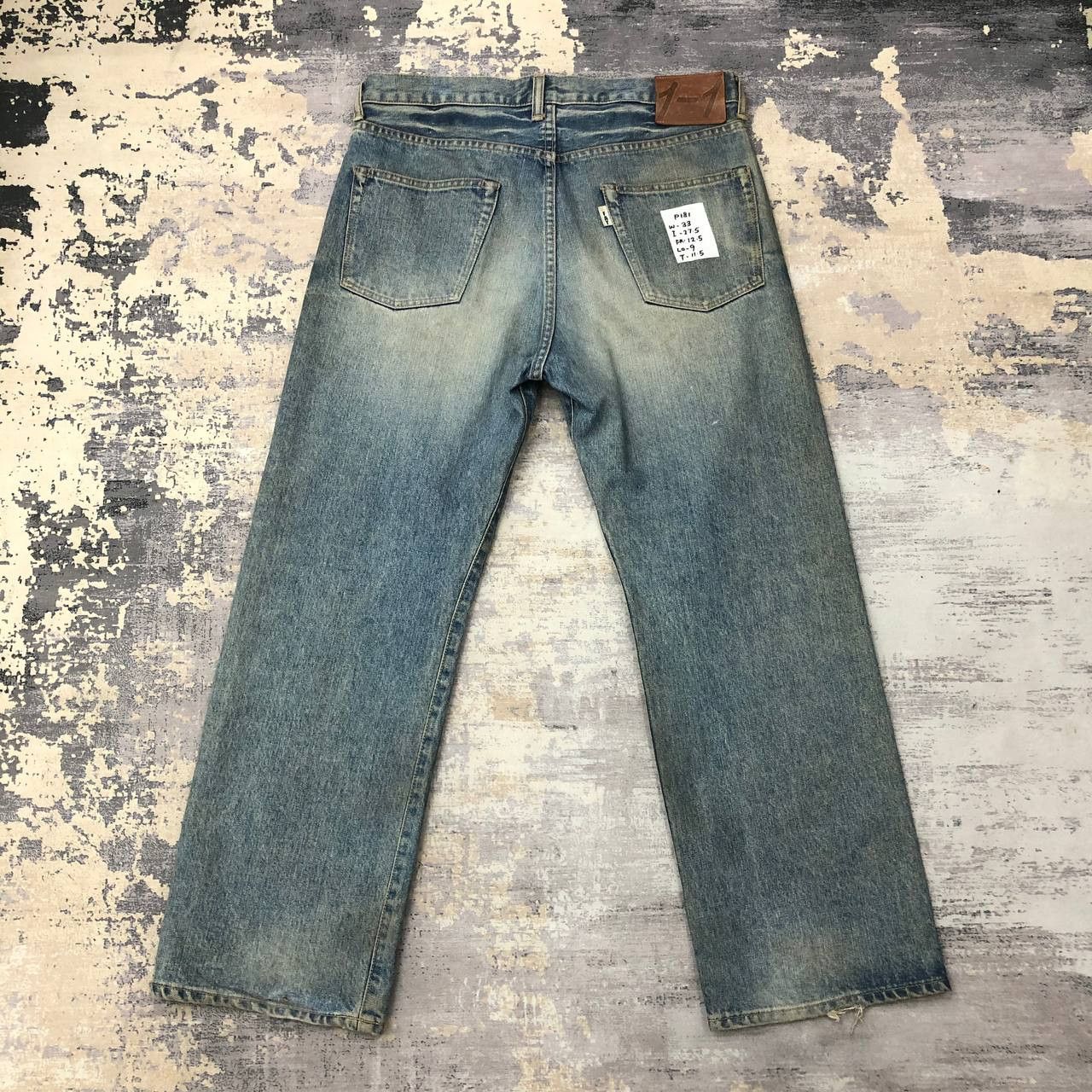 Japanese Brand P181 TITCH x FAT TOKYO DENIM MADE IN JAPAN Size US 33 - 2 Thumbnail