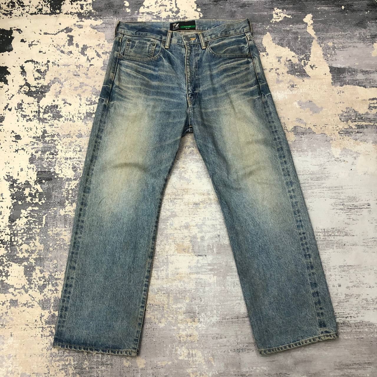 Japanese Brand P181 TITCH x FAT TOKYO DENIM MADE IN JAPAN Size US 33 - 1 Thumbnail